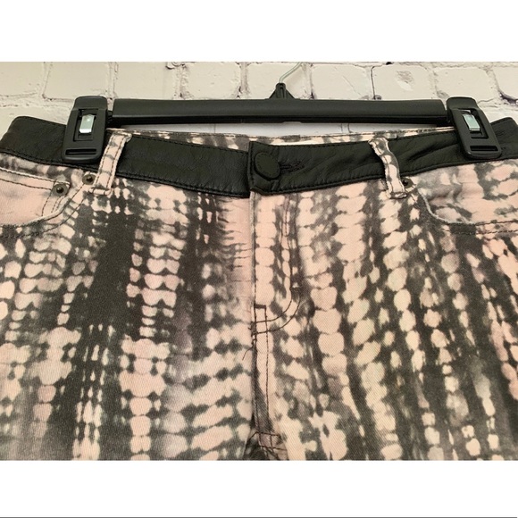 Maje tie dye print jeans pants - Picture 4 of 5